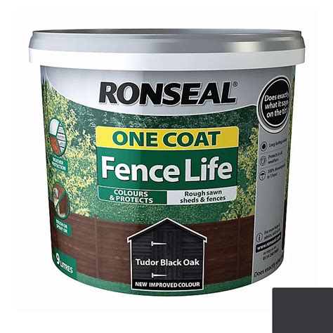 ronseal tudor black oak 12l